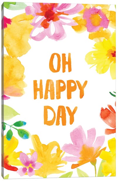 Oh Happy Day Canvas Art Print - Stephanie Ryan