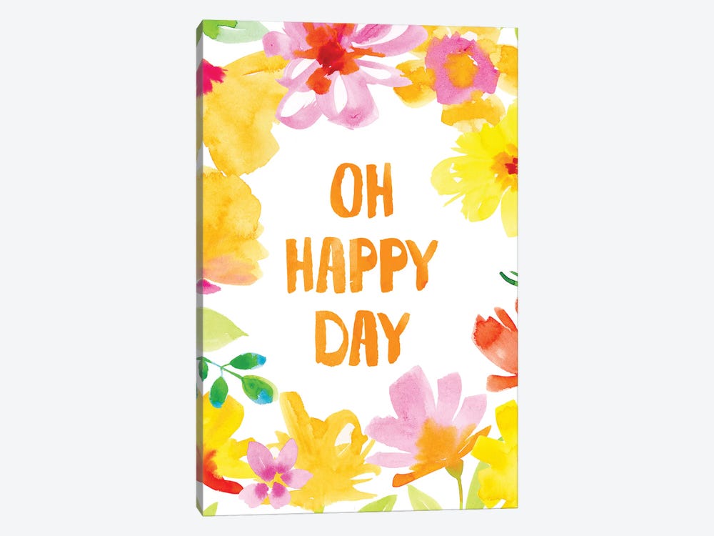 Oh Happy Day by Stephanie Ryan 1-piece Canvas Print