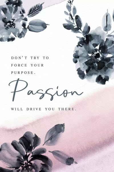 Purpose Passion by Stephanie Ryan canvas print