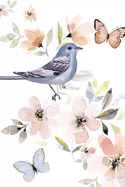 Butterflies and Flowers: Resting Garden by Stephanie Ryan