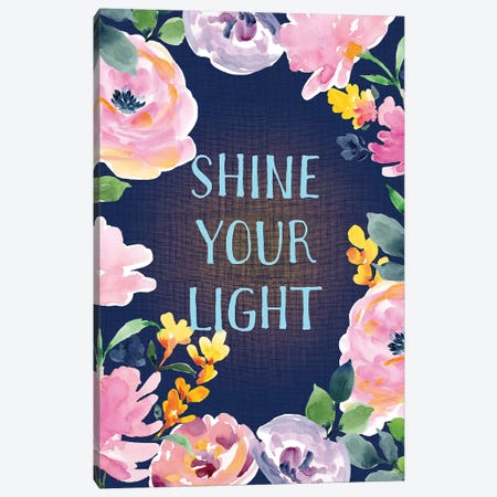 Shine Your Light Canvas Print #SPN190} by Stephanie Ryan Canvas Art Print