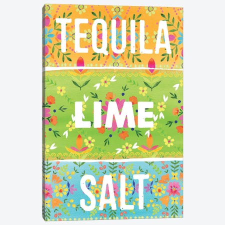 Tequila Lime Salt Canvas Print #SPN208} by Stephanie Ryan Art Print