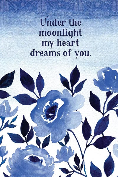 Typography: Under the Moonlight by Stephanie Ryan