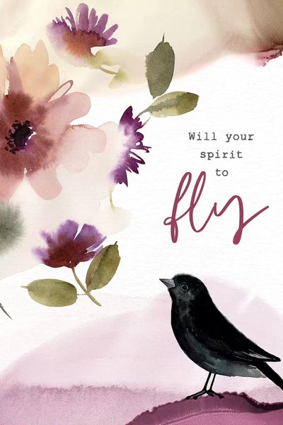 Will Your Spirit to Fly by Stephanie Ryan canvas print