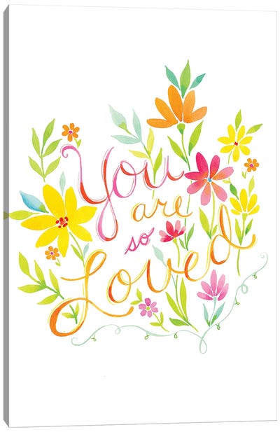 You Are Loved Canvas Art Print - Stephanie Ryan