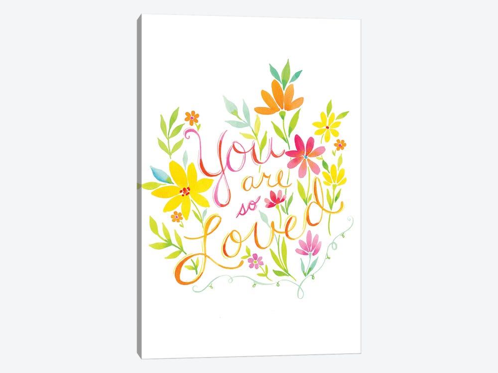 You Are Loved by Stephanie Ryan 1-piece Canvas Art