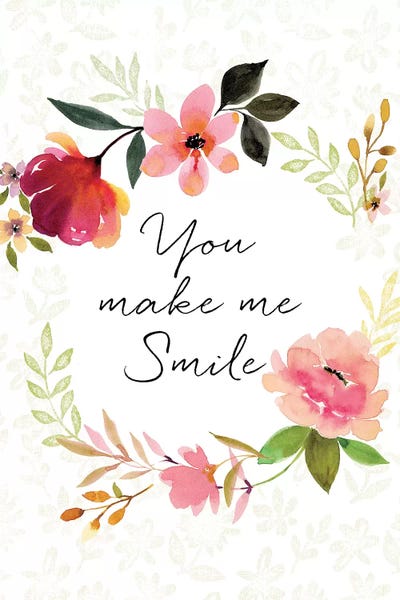You Make Me Smile by Stephanie Ryan canvas print