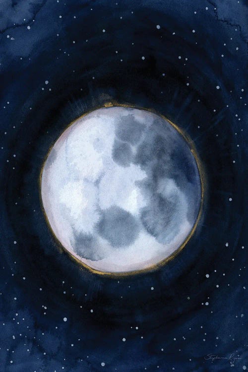 Celestial Moon XIII by Stephanie Ryan wall art