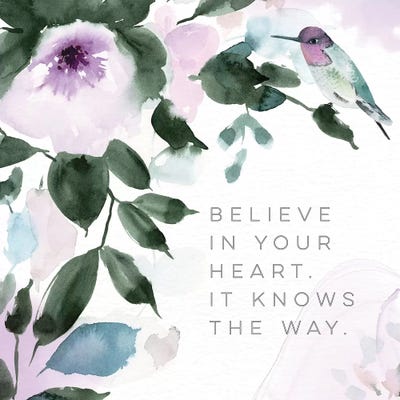 Believe in Your Heart by Stephanie Ryan canvas print