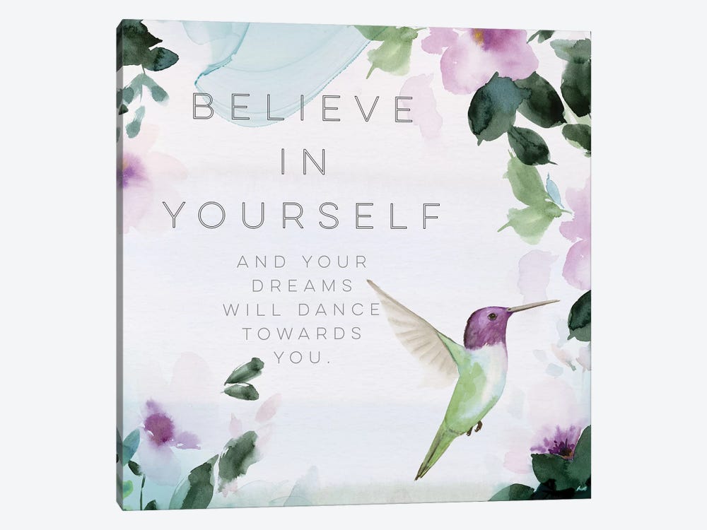 Believe in Yourself by Stephanie Ryan 1-piece Canvas Print