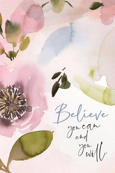 Believe You Can by Stephanie Ryan canvas print