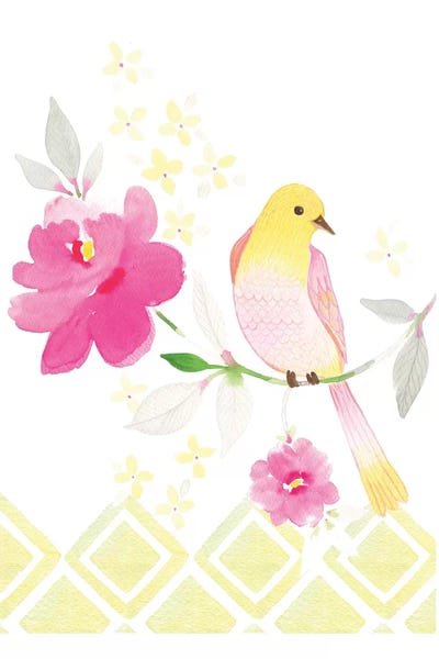 Bird on a Branch by Stephanie Ryan gallery poster