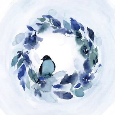 Bird Wreath by Stephanie Ryan art print