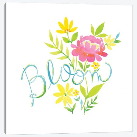 Bloom Floral Canvas Print #SPN32} by Stephanie Ryan Canvas Art Print