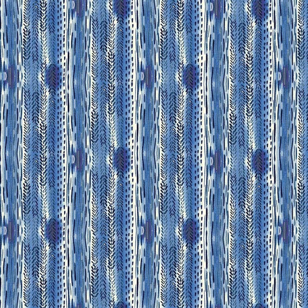 Stephanie Ryan: Blue Indigo Stripes by Stephanie Ryan