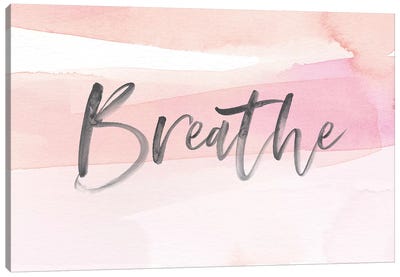 Breathe Canvas Art Print - Zen Bedroom Art