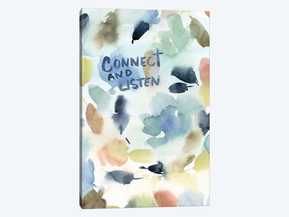 Connect and Listen II by Stephanie Ryan 1-piece Canvas Print