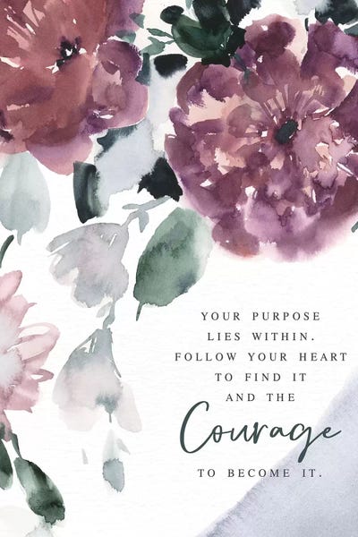 Courage by Stephanie Ryan canvas print