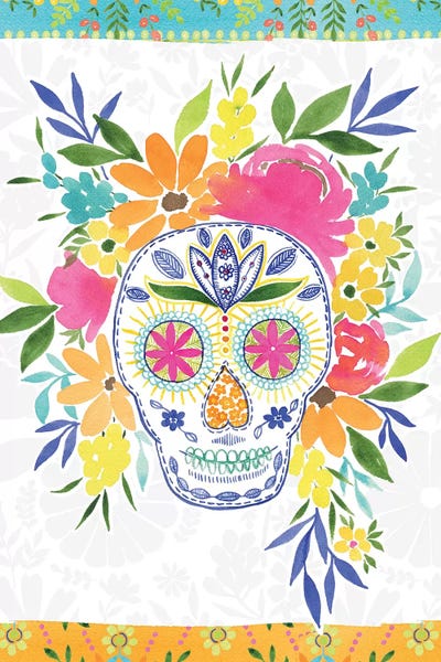 Dia de Los Muertos White