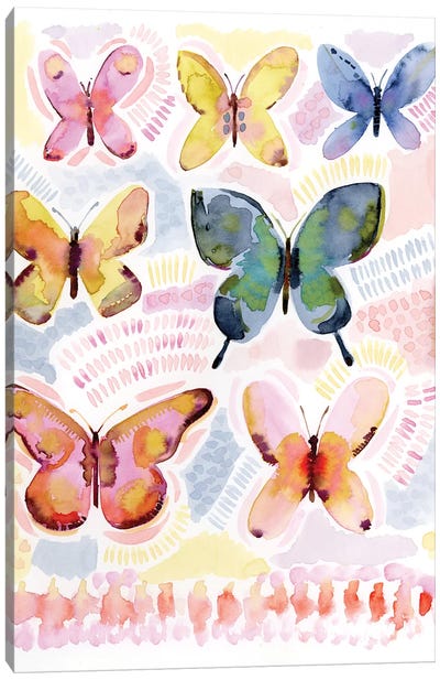 Dreamer Butterflies Canvas Art Print - Stephanie Ryan