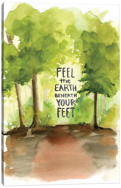 Feel the Earth Canvas Art Print - Stephanie Ryan