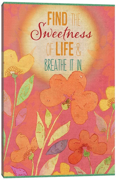 Find the Sweetness Canvas Art Print - Stephanie Ryan