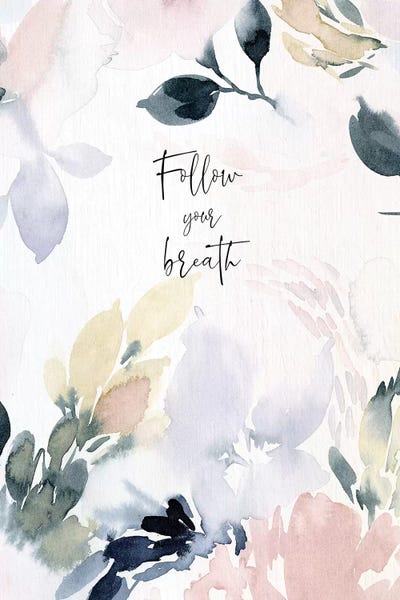 Follow Your Breath by Stephanie Ryan canvas print
