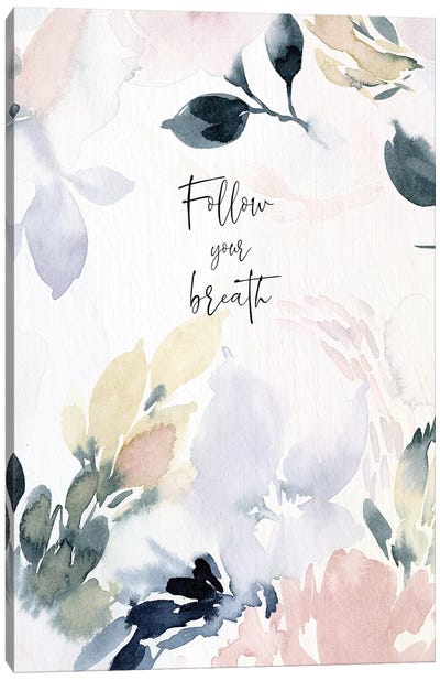 Follow Your Breath Canvas Art Print - Stephanie Ryan