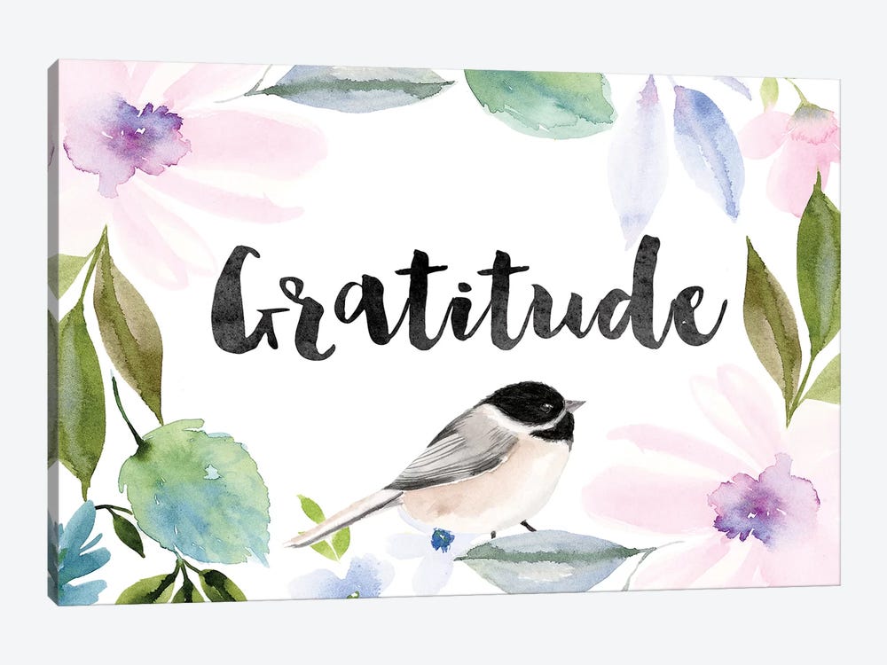Gratitude by Stephanie Ryan 1-piece Canvas Wall Art