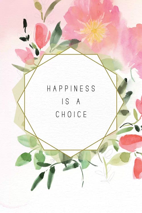 Happiness is a Choice by Stephanie Ryan wall art