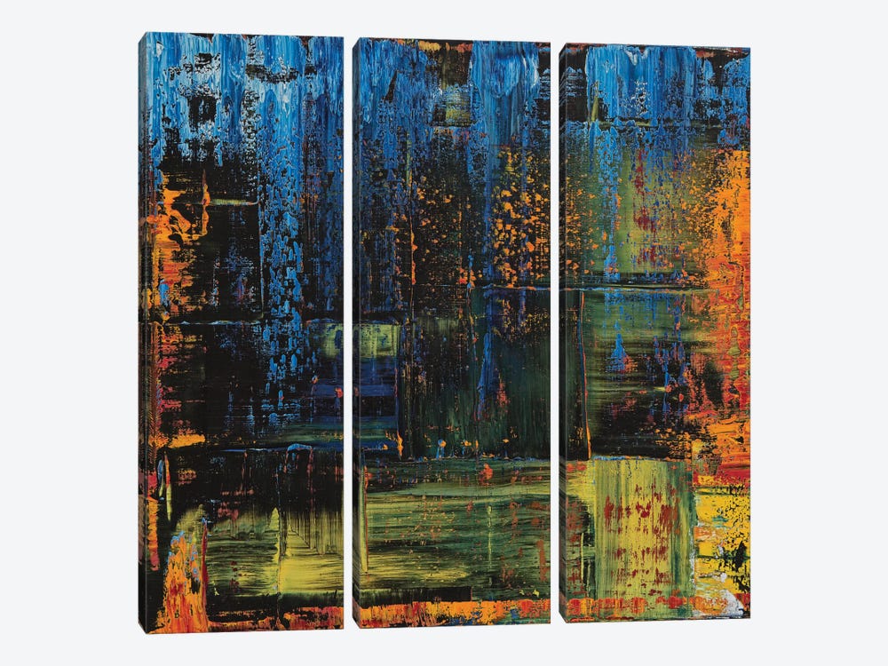 Sunday Monday by Spencer Rogers 3-piece Canvas Print