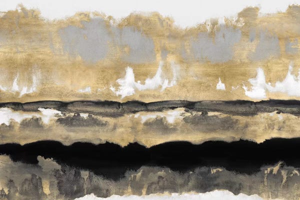 Large Modern Art - Canvas Prints: Golden Undertones I by Rachel Springer