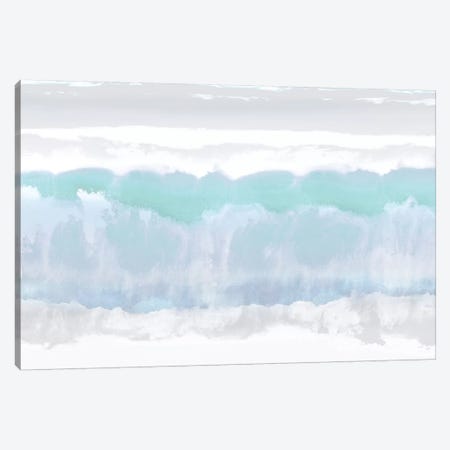 Aqua Undertones Canvas Print #SPR3} by Rachel Springer Canvas Art Print