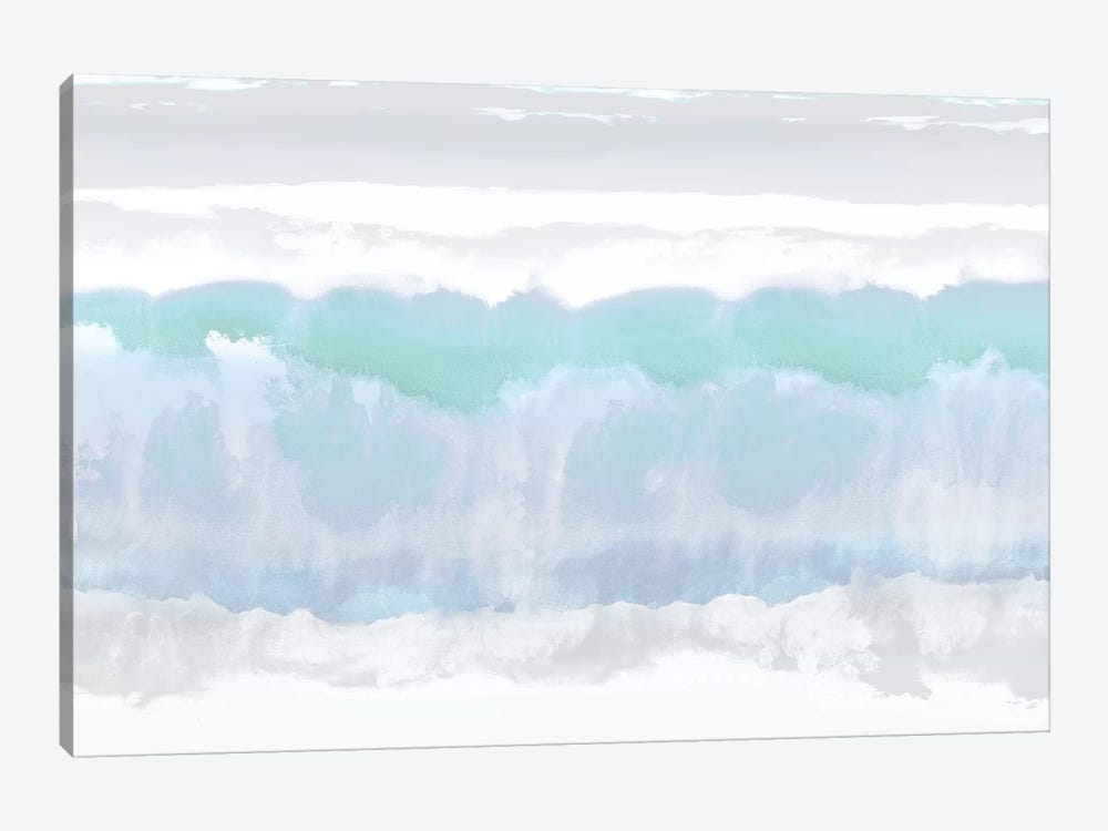 Aqua Undertones by Rachel Springer 1-piece Art Print