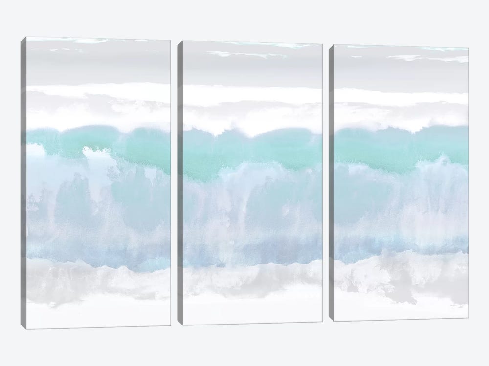 Aqua Undertones by Rachel Springer 3-piece Art Print