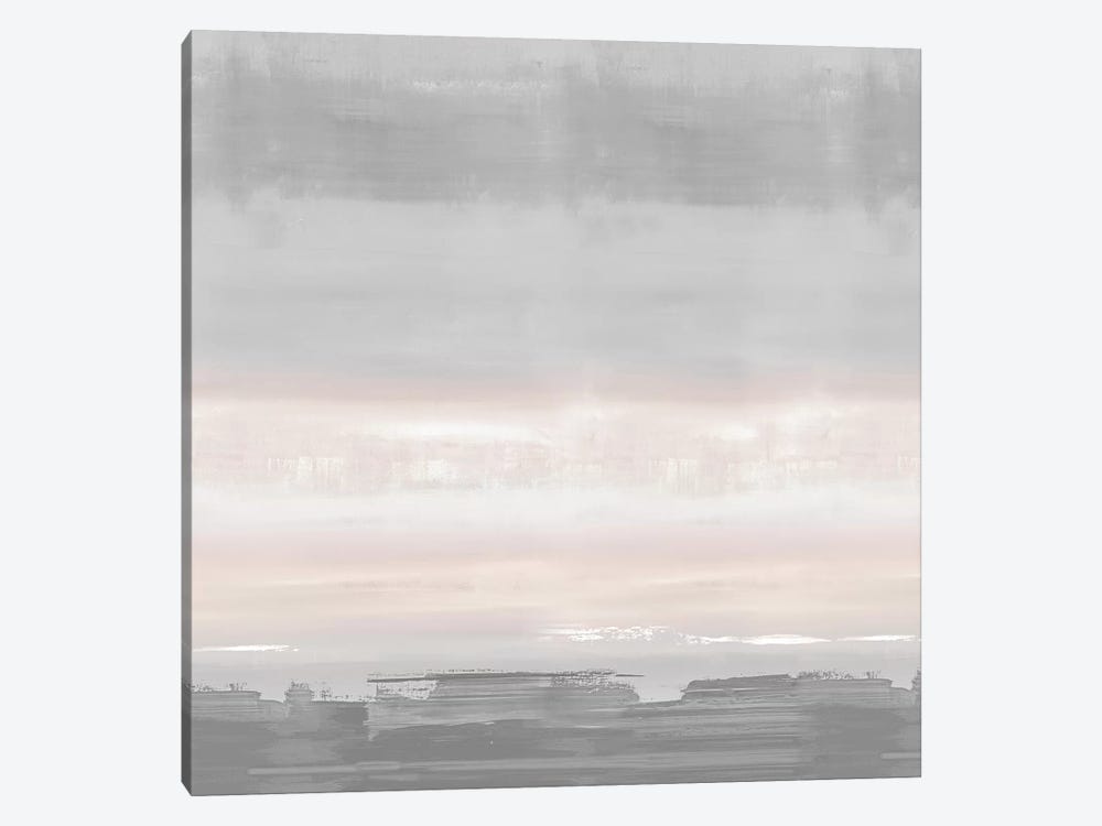 Blush Horizon by Rachel Springer 1-piece Canvas Print