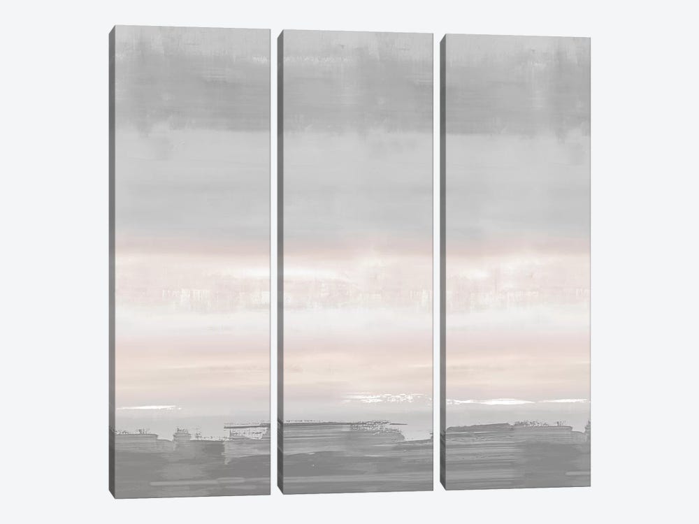 Blush Horizon by Rachel Springer 3-piece Art Print