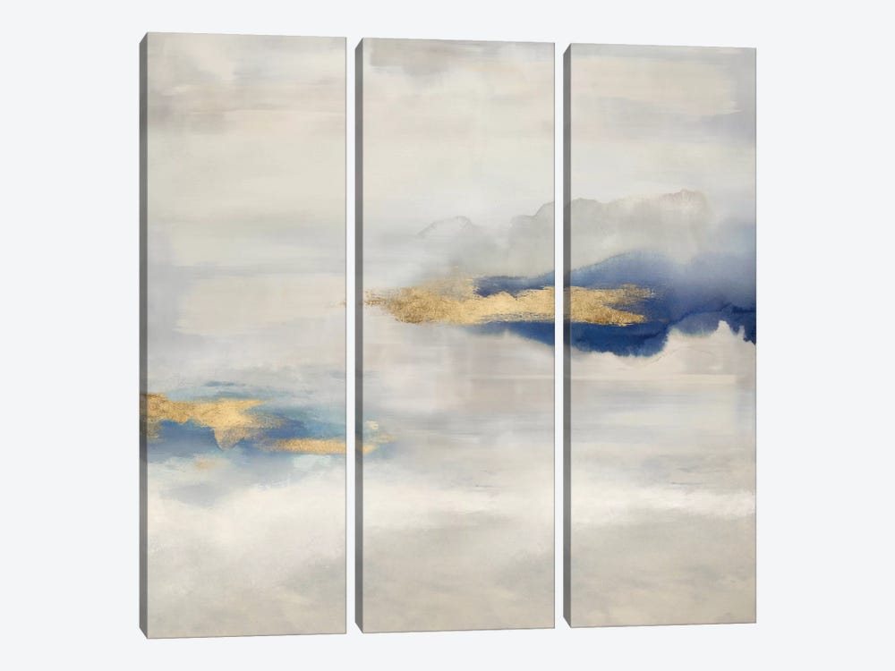 Ethereal with Blue IV by Rachel Springer 3-piece Canvas Art Print