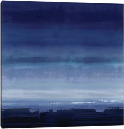 Midnight Blue Canvas Art Print - Rachel Springer