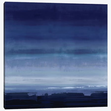 Midnight Blue Canvas Print #SPR57} by Rachel Springer Canvas Wall Art