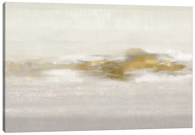 Ethereal with Gold II Canvas Art Print - Gold Abstract Art