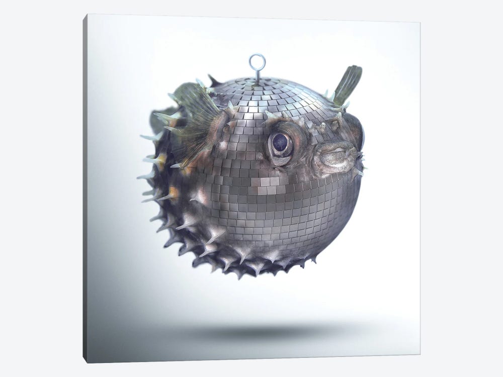 Fabuleon: Mirrorball Fish by spielsinn design 1-piece Canvas Artwork