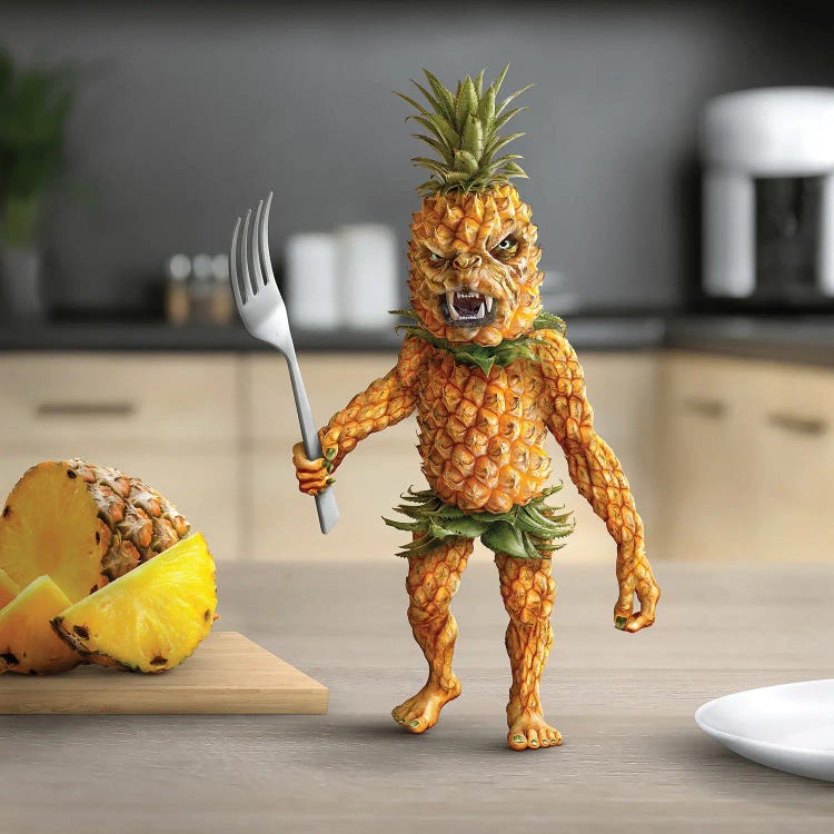 Tiny Kitchen Monster: Pineapple