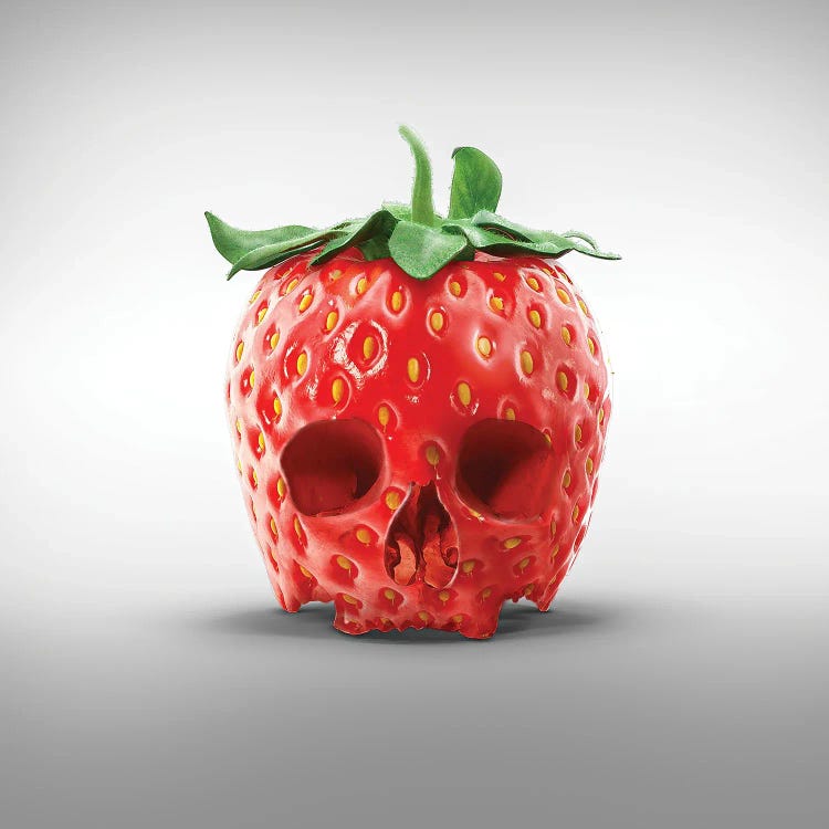 Strawberry Skull