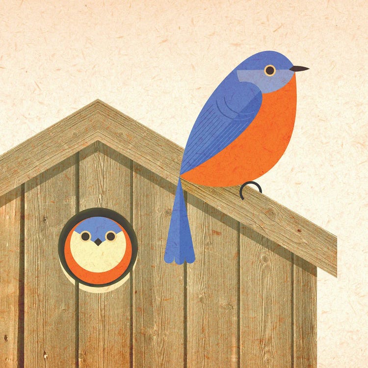 Bluebird House by Scott Partridge wall art
