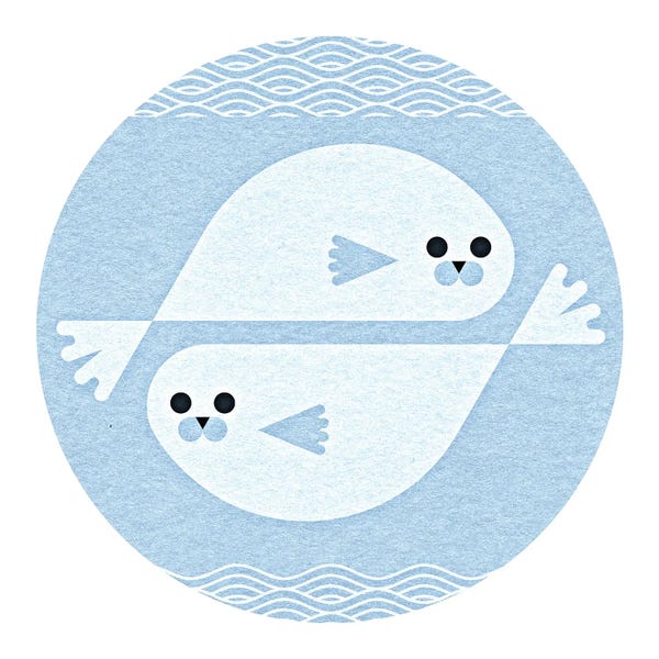 Scott Partridge: Baby Seals by Scott Partridge