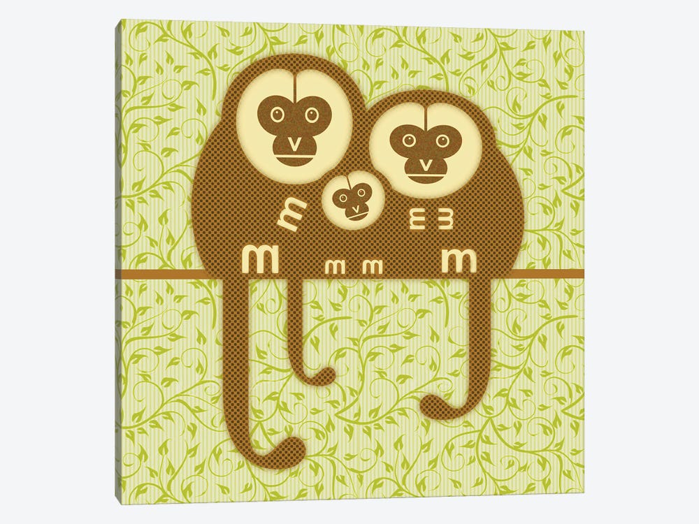 Monkeys by Scott Partridge 1-piece Art Print