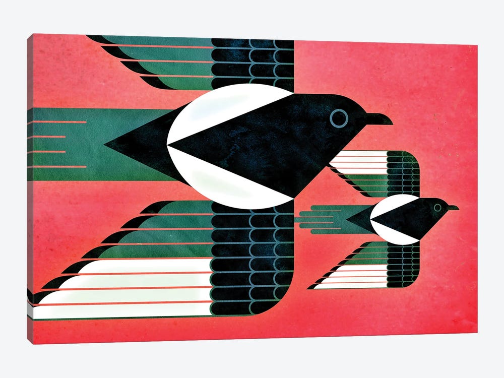 Magpies by Scott Partridge 1-piece Canvas Art