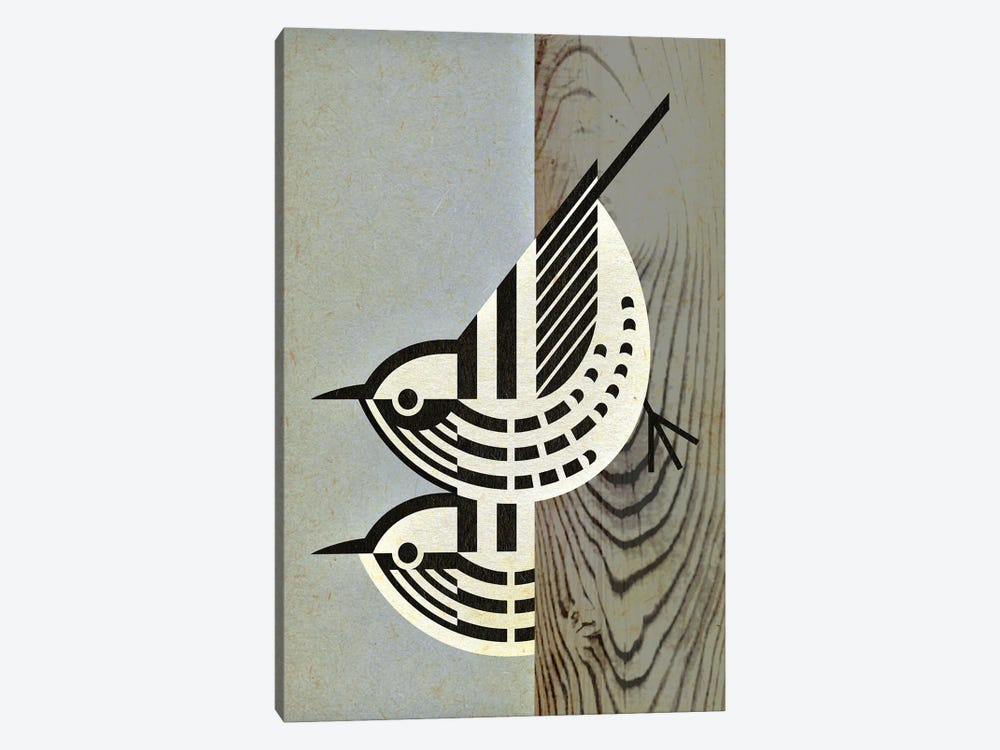Black And White Warblers by Scott Partridge 1-piece Art Print