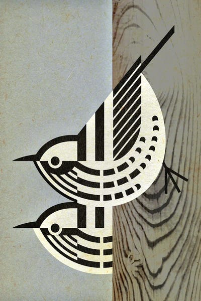 Playroom: Black And White Warblers by Scott Partridge